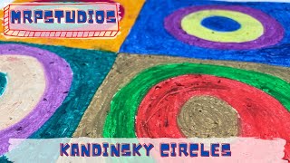 Art Lessons For Kids Kandinsky Circles updated [upl. by Stevy]