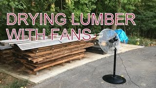 DRYING LUMBER WITH FANS [upl. by Macey]