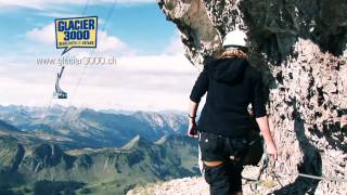 Via Ferrata Glacier 3000 [upl. by Gal]