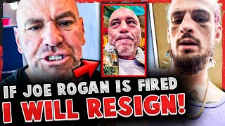 Dana White THREATENED to RESIGN as UFC president to PROTECT Joe Rogan from getting FIRED UFC 300 [upl. by Hoffman]