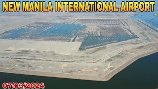 Bulacan Airport NEW MANILA INTERNATIONAL AIRPORT UPDATE 07032024 [upl. by Marcella]