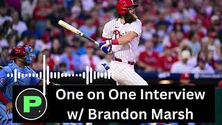 One on One Interview w Brandon Marsh [upl. by Magdalen]