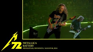 Metallica Battery Minneapolis MN  August 18 2024 [upl. by Weed]