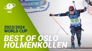 Biathlon World Cup Oslo Holmenkollen 2024  Best Moments [upl. by Ellatsyrc]