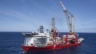 Vessels  Seven Borealis  A worldclass pipelay  heavy lift strategic enabler [upl. by Sucrad]