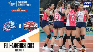 Creamline vs Chery Tiggo semis Game 2 highlights  2023 PVL AllFilipino Conference Dec 9 2023 [upl. by Annauqaj109]