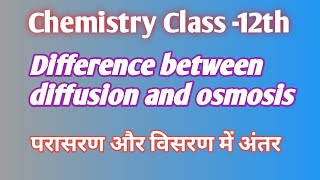 Difference between diffusion and osmosis [upl. by Marline]