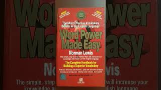 Word Power Made Easy Book [upl. by Amitie]