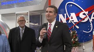 Virginia Governor Ralph Northams first visit to NASA Langley [upl. by Ecinev]