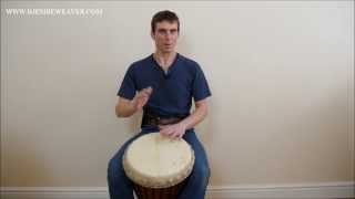 Djembe Lesson Advanced Mendiani Solo [upl. by Ytoc]