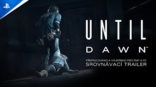 Until Dawn – Srovnávací trailer s CZ titulky  Hry pro PS5 a PC [upl. by Aitsirt]