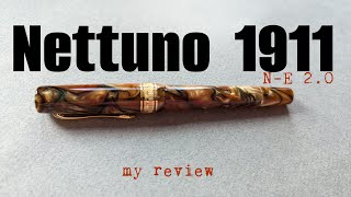 New Pen Day Nettuno 1911 NE 20 Fountain Pen My Review [upl. by Pasadis547]