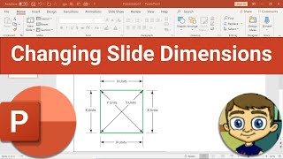 Changing Slide Dimensions in PowerPoint [upl. by Ardnuhsor58]