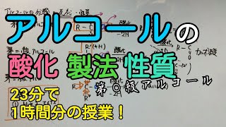 【化学】アルコールの要点が23分で覚えられる！ [upl. by Orelu431]