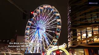 Ein Blick auf das Riesenrad  Duisburger Weihnachtsmarkt bis 30122023 [upl. by Girish]