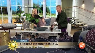 Så inreder du ditt vardagsrum  Nyhetsmorgon TV4 [upl. by Nnyledam51]