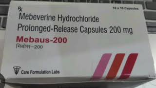 Mebaus 200 Capsule Mebeverine Hydrochloride ProlongedRelease Capsules 200 mg [upl. by Balkin]