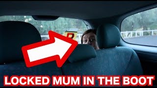 DRIVING WITH MY PARENTS LOCKED MUM IN THE BOOT [upl. by Anaujit]