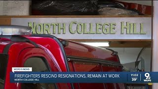 NCH firefighters rescind resignations remain at work [upl. by Chamberlain]