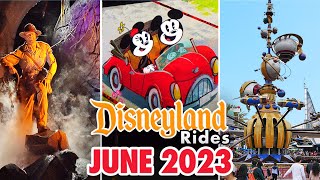 Disneyland Rides  June 2023 POVs 4K [upl. by Adigun]