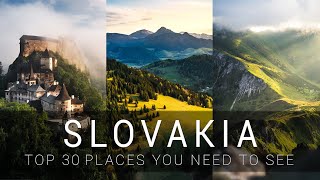 THIS IS SLOVAKIA  TOP 30 places you must see [upl. by Nnyllaf]