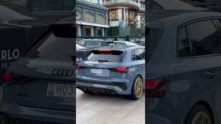 Donze093 with his RS3 rs3 rs audi carlover monaco carlifestyle [upl. by Eldred153]