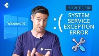 How to Fix System Service Exception Error in Windows 10 [upl. by Adnaerb]