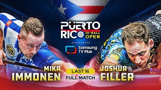 IMMONEN vs FILLER  LAST 16  Puerto Rico Men’s Open by Samsung TV Plus [upl. by Elleuqram]