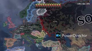 alternate timeline of ww2  hoi4 timelapse [upl. by Beora]