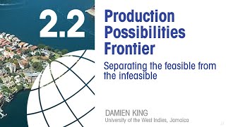 Economics 22 Production Possibilities Frontier [upl. by Given872]