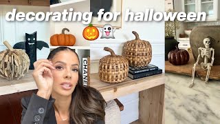 decorate with me for halloween  fall decor 2023 [upl. by Taimi656]