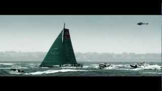 VOLVO OCEAN RACE 20112012  GROUPAMA 4 ARRIVE A LETAPE 8 LORIENT [upl. by Atibat657]