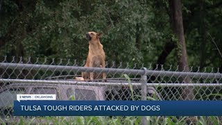 Tulsa Tough riders warn of dangerous dogs after attack [upl. by Egan]