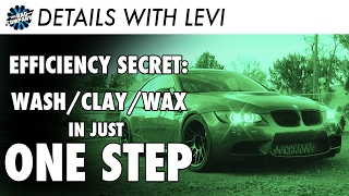 AMAZING Detail Trick How To Wash Then Clay amp Wax In Just One Step [upl. by Luiza]