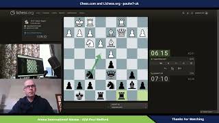 paulw7uk 2249 v 2048 SuperMarioV2 rapid chess lichess [upl. by Novj]