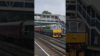 Class 33012  438 4TC passing West Byfleet 33012 BRCWtype3 westbyfleet 4tc [upl. by Yenwat]