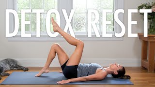 Detox and Reset  40Minute Yoga Practice [upl. by Merkle]