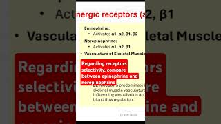 Epinephrine vs norepinephrine [upl. by Yehus2]