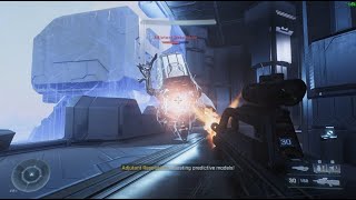 Halo Infinite Adjutant Resolution Legendary Difficulty Boss Fight [upl. by Sumner]