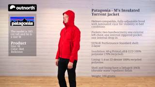 Patagonia Mens Insulated Torrent Jacket  Outnorth Demo [upl. by Dnomra953]