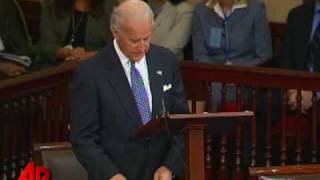 Biden Bids Farewell to the Senate [upl. by Elisee]