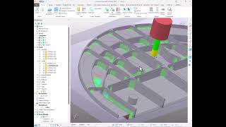 Powermill Example 03  AERO [upl. by Zednanref]