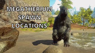 ARK Lost Island  Megatherium Spawn Locations [upl. by Stefan797]