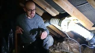 How to fit a loft extractor fan 2024  Extractor fan installers in Medway amp Maidstone Kent [upl. by Aleil]