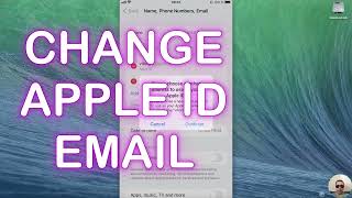 How to Change your Apple ID Email Address [upl. by Jaella292]