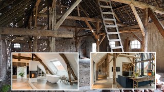 Old Barn Converted Into A Modern Farmhouse With An Authentic Design [upl. by Uzzia]