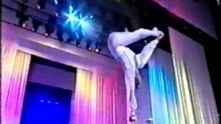 Oleg Izossimov handstand TV Miss France [upl. by Lennahs]