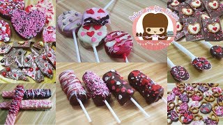 💕7 POSTRES FÁCILES Y SIN HORNO PARA SAN VALENTIN  SAN VALENTIN 2018 [upl. by Balsam206]