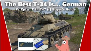 Should You Buy The German T34  War Thunder Buyers Guide [upl. by Ahsenre]