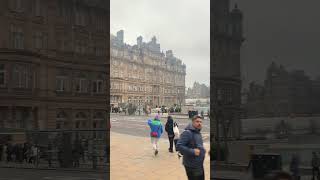 Just standing at East end Princes St Edinburgh travel edinburgh foryou shorts [upl. by Marou945]